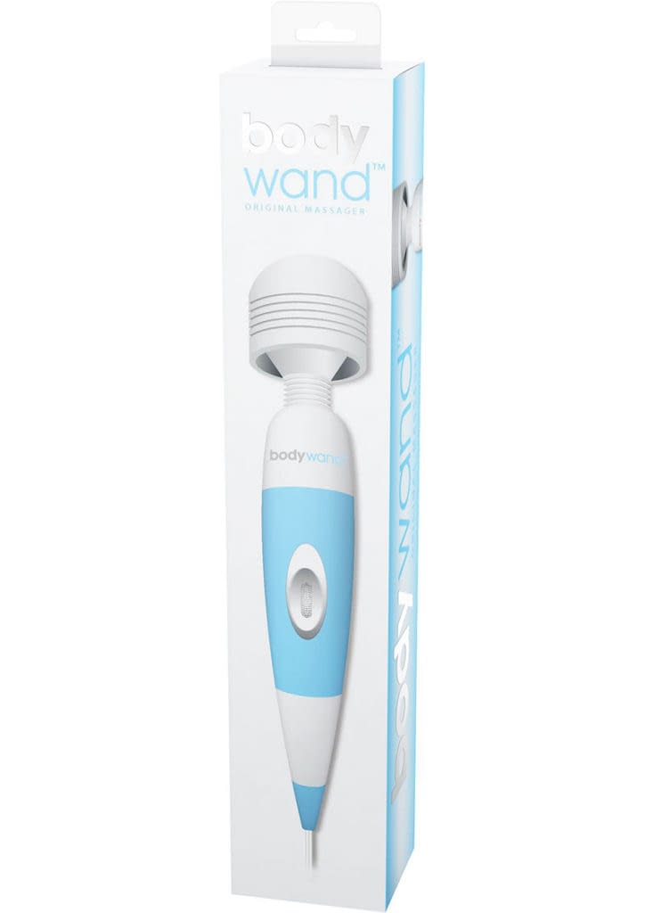 Bodywand Original Mains Powered Massage Wand Blue Play and Pleasure